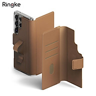 Ví từ tính RINGKE Folio Grip Wallet Magnetic cho S25 Ultra/S24 Ultra - Hàng Chính Hãng