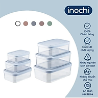 Bộ 6 hộp thực phẩm chữ nhật Hokkaido 500-750-1000-1500-2000-2500ml