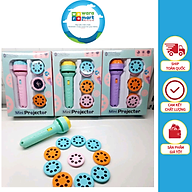 Đèn Pin Chiếu 80 Hình Cho Bé Khám Phá Nhiều Chủ Đề Như Con Vật, Côn Trùng, Hoa Quả