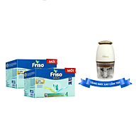 Combo 2 Hộp Sữa Bột Friso Gold 4 Hộp Giấy 1200G/hộp (Dành cho trẻ 2 - 6 tuổi) + Tặng Máy xay cầm tay