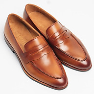 Giày Tây Lười Cao Cấp Classic Loafer - Da Bò Ý Lót Trong Da Bò Mộc - Thương hiệu Be Classy thumbnail