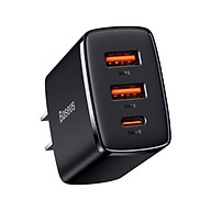Củ sạc Baseus Compact 30W nhanh siêu nhỏ gọn USB dual port +Type C - Hàng Chính Hãng