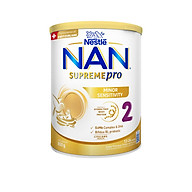Sữa bột Nestlé NAN SUPREMEPRO 2 800g nhập khẩu Đức với 5HMO & đạm Gentle Optipro ( Dành cho trẻ từ 12 - 24 tháng tuổi)
