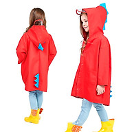 Áo mưa trẻ em hình khủng long đáng yêu cho bé 4-10 tuổi AM003 thumbnail