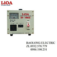 ỔN ÁP LIOA SH 1000II 1KVA,BIẾN THẾ LIOA 220V XUỐNG 110V DẢI ĐIỆN 150V-250V