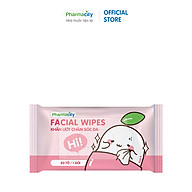 Khăn ướt chăm sóc da Pharmacity Facial Wipes (Gói 20 tờ) thumbnail