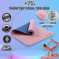 Thảm Tập Yoga 2 lớp 6 mm cao cấp, gấp gọn, du lịch tiện lợi EROS thumbnail