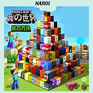 Combo 100 Khối Nam Châm Minecraft Khối Xây Dựng Mô Hình Giáo Dục Cho Trẻ Em