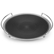 Chảo nướng Inox 3 lớp đúc liền khối chống dính Blackcube Plus 34cm