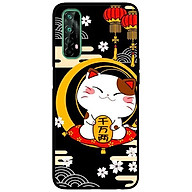 Ốp lưng dành cho Realme 7 mẫu Mèo Nền Đen