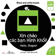Sách Ehon Black And White Books - Xin Chào Các Bạn Hình Khối thumbnail