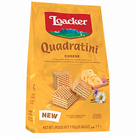 Bánh Xốp Loacker Quadratini Cheese 110G thumbnail