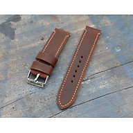 Dây đồng hồ da bò sáp 2 lớp Handmade da thật chốt thông minh