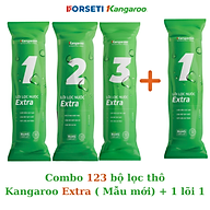 Combo 2 bộ lọc thô 123 + 2 lõi số 1 (4 lõi số 1, 2 lõi số 2, 2 lõi số 3) cho máy Kangaroo hàng chính hãng