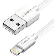 Dây USB lighting dài 1m có chip mFI cao cấp chính hãng UGREEN 20728
