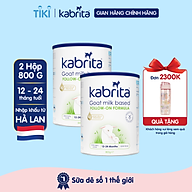 Combo 2 lon Sữa dê Kabrita số 2 cho trẻ từ 12- 24 tháng - Lon 800g