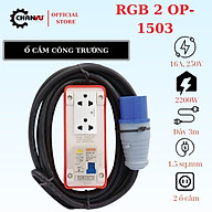 Ổ Cắm Điện Công Nghiệp, Đầu Cắm Tròn Công Nghiệp SUNTECH, Có Aptomat, tiêu chuẩn TIS đến từ Thái Lan