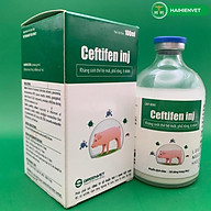Ceftifen inj 100ml - tụ huyết trùng, sưng phù đầu, hen suyễn, thối móng, ecoli...trên heo, gia cầm, trâu, bò thumbnail