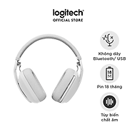 Tai nghe không dây Logitech Zone Vibe 100 nhẹ, với micrô khử tiếng ồn, Tai nghe Bluetooth Đa điểm Tiên tiến, Hoạt động với Teams, Google Meet, Zoom, Mac/PC - Hàng chính hãng