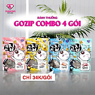 Bánh thưởng cho mèo Gozip Hàn Quốc các vị bò, gà, cá hồi, cá ngừ 60gr thumbnail