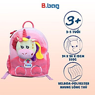 Balo mẫu giáo B.Bag Cushy-Unicorn Hồng dành cho bé 3-5 tuổi,trẻ mẫu giáo,đáng yêu,dễ thương B-12-102 thumbnail