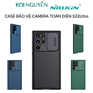 Ốp Case Bảo Vệ Camera Nillkin Camshield Pro Dành Cho Samsung Galaxy S22Ultra - Hàng Chính Hãng