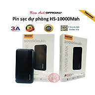 Sạc Dự Phòng Ham.mer H5 10000mah, có tem chống giả, Hàng chính hãng