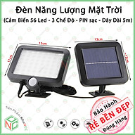 Đèn Năng Lượng Mặt Trời KhoNCC Hàng Chính Hãng - Chiếu Sáng Sân Vườn - Hẻm Trọ - Cầu Thang - Tiết Kiệm Điện - Thân Thiện Môi Trường - KLM-DNLMT5M