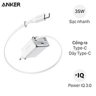 Củ sạc Anker Nano A2658 (35W, cáp USB-C rút gọn tích hợp) - GiaPhucStore | Hàng Chính Hãng