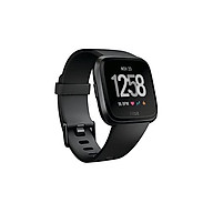 Fitbit Versa Smart Watch, Black Black Aluminium, One Size S & L Bands thumbnail