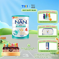 Sữa bột Nestlé NAN OPTIPRO PLUS 4 1500g/lon với 5HMO Giúp tiêu hóa tốt + Tăng cường đề kháng Tặng ​Bộ Làm kem toán học  (2 - 6 tuổi)