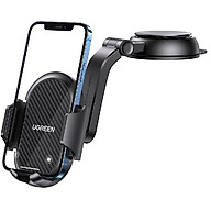 Giá đỡ điện thoại chất liệu nhựa gắn trên táp lô ô tô màu đen Ugreen 20473 LP405 - Hàng chính hãng