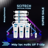 Máy lọc nước UF 7 cấp lọc by Scitech (Không dùng điện, không nước thải) - Hàng chính hãng