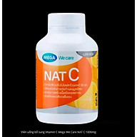 Viên Uống Bổ Sung Vitamin C Nat C 1000 Mega We Care  Hộp 150 Viên - Hàng thumbnail