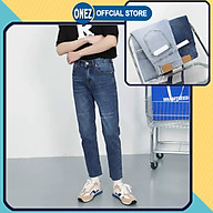 Quần jeans nam ống ôm Onez ,quần jeans New Hot 2 màu đậm nhạt - QJ1 thumbnail