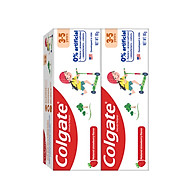 Bộ đôi kem Đánh Răng Colgate Trẻ em thiên nhiên 3-5 tuổi 80G