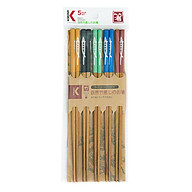 Đũa gỗ Nhật Bản vỉ 5 đôi KOKUSAI NDCK