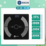 Cân điện tử bluetooth phân tích chỉ số cơ thể Kachi MK223 - Màu đen - Hàng chính hãng thumbnail