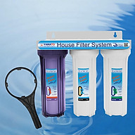 Bộ Cốc Lọc Đầu Nguồn Yamato | Bộ Tiền Lọc | xử lý nước cứng, nước nhiễm đá vôi, loại bỏ các cặn bã, tạp chất hiệu quả (Hàng chính hãng)