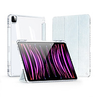 Bao da ipad Dux Ducis Unid cho Ipad Air 6/ 5/ 4/ Ipad Pro 11 M1/ M2, có khe cắm bút, auto sleep/wake, trong suốt_ Hàng chính hãng