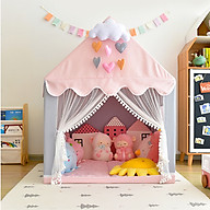 Lều Công Chúa Cho Bé Cao Cấp - Lều Ngôi Nhà Vui Chơi - Lều Cắm Trại Công Chúa Hoàng Tử