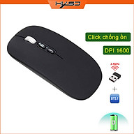Chuột không dây HXSJ M103B wireless Bluetooth tự sạc pin siêu mỏng không gây tiếng ồn chuyên dùng cho Máy tính, pc, Laptop, Tivi  - Hàng chính hãng