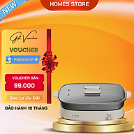 Nồi Lẩu Nướng Điện Đa Năng BEAR SB-NL45K Gồm 6 Chức Năng Dung Tích 4.5 Lít Công Suất 1600 W - Hàng Chính Hãng