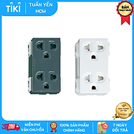 Ổ cắm đôi 3 chấu Panasonic WEV1582SW (trắng), WEV1582H (đen)