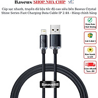 Cáp sạc nhanh, truyền dữ liệu tốc độ cao siêu bền Baseus Crystal Shine Series Fast Charging Data Cable IP 2.4A - Hàng chính hãng