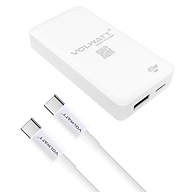 Củ sạc nhanh siêu mỏng Volwatt GE-45GS-C-A-MF 45W GaN Fast Charger  - Hàng Chính Hãng Full box