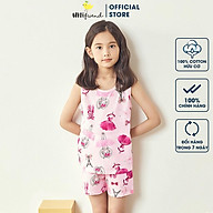 Bộ đồ ba lỗ mặc nhà cotton giấy cho bé gái U4011 - Unifriend Hàn Quốc, Cotton Organic thumbnail