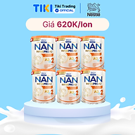 Thùng 6 lon sữa bột NAN INFINIPRO A2 Thụy Sĩ 2 800g với sự kết hợp độc đáo giữa đạm quý A2 và 5HMO (12 - 24 tháng)