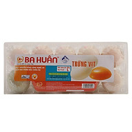 Trứng vịt Ba Huân hộp 10 quả - 8936029480016 thumbnail