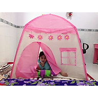 Lều Công Chúa Hoàng Tử Cao Cấp Hình Ngôi Nhà Cho Bé Kích Thước 130*130*100cm